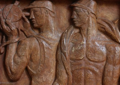 Los colonizadores (Boceto del monumento al General Roca)